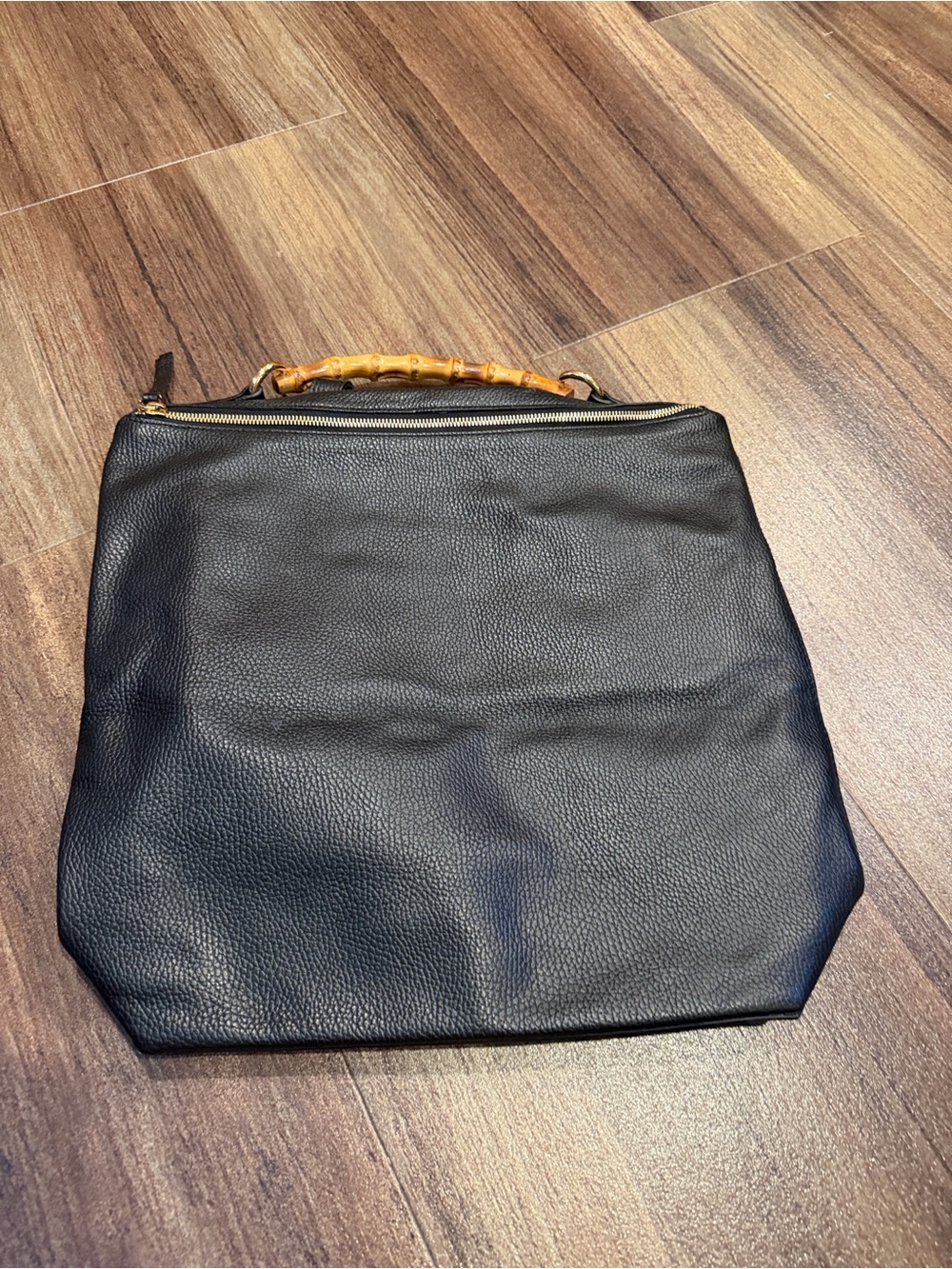 NWOT Bamboo ELISABETTA ITALIAN LEATHER BACKPACK - Picture 3 of 6